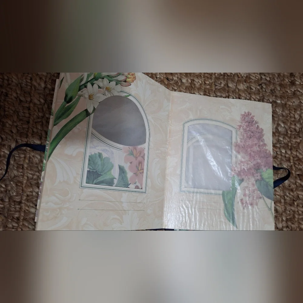 Deborah Michel 1995 Botanical Photo Album Book Retro Classic Vintage Style